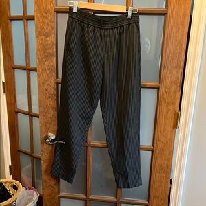 Black Striped Womens Pants